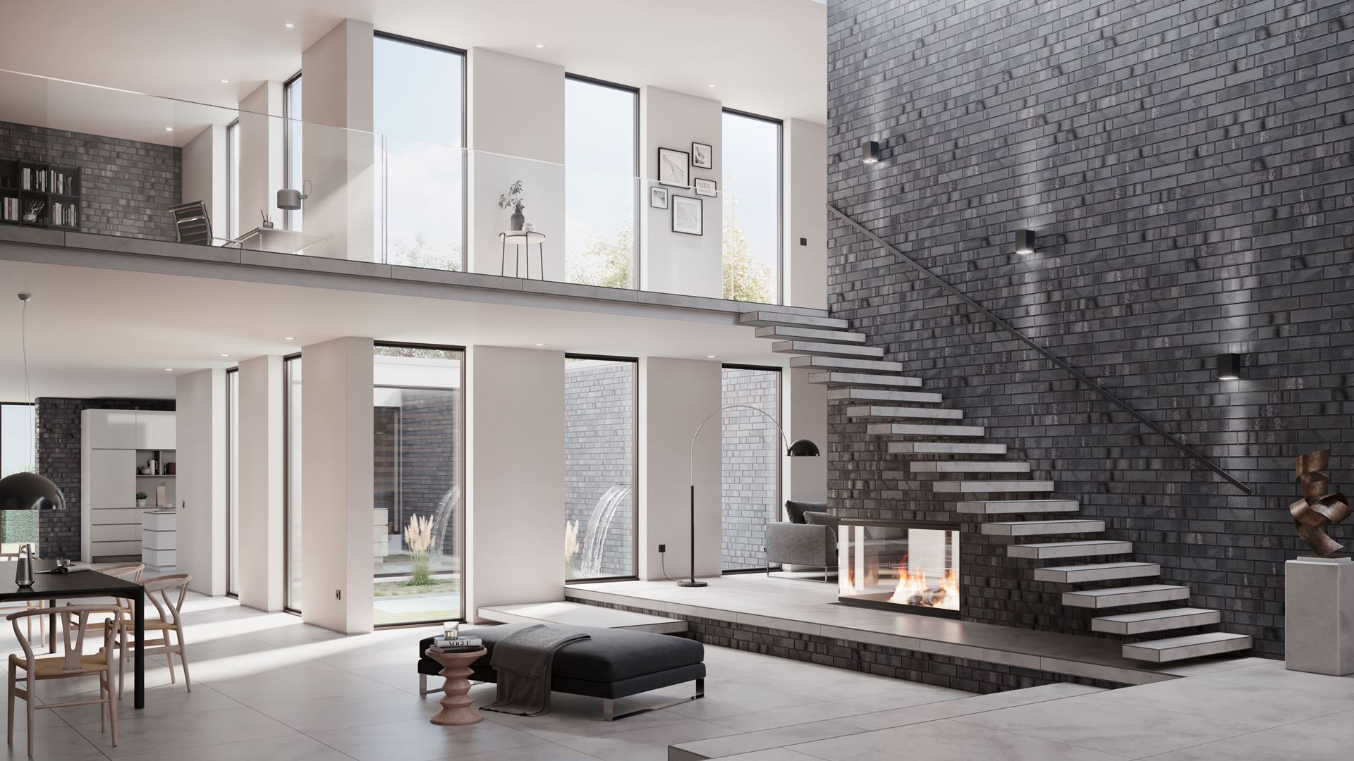 Brickwerk aschgrau DF klinkerlap Falburkoló lap