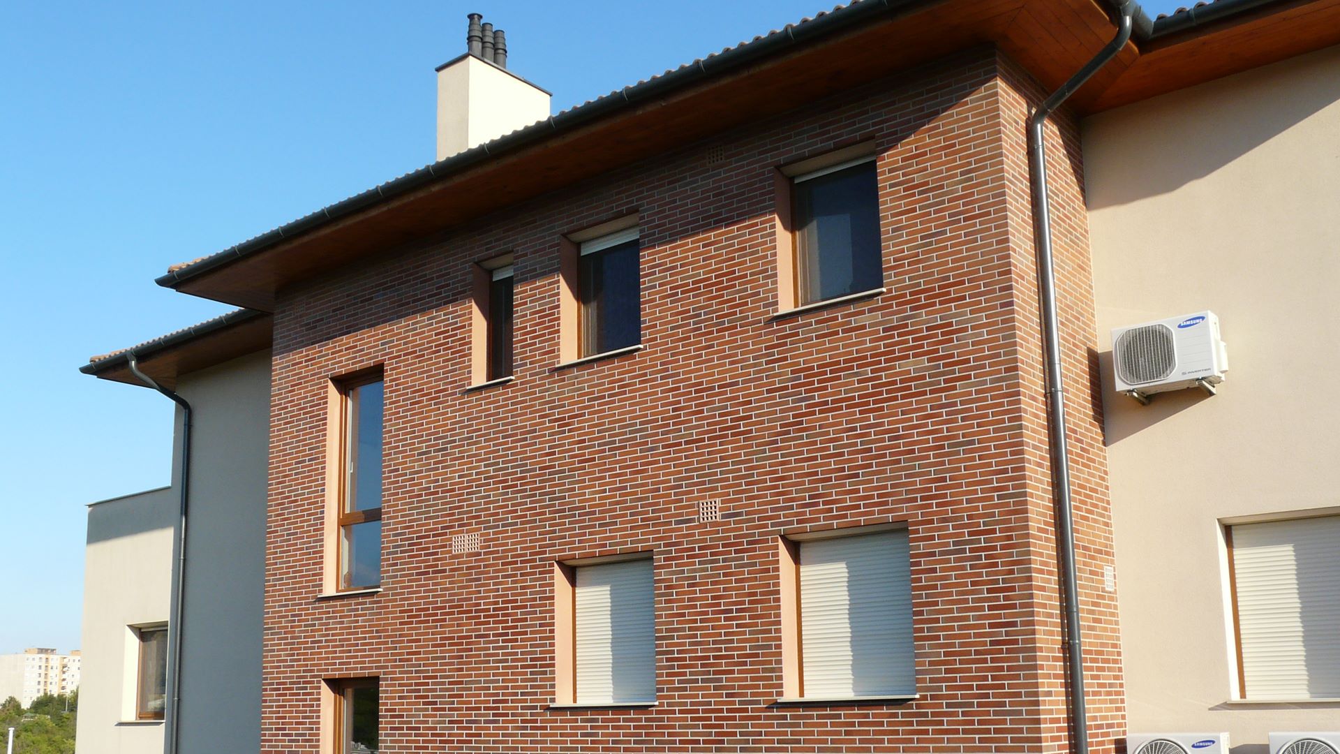 Keravette vörös átmenetes klinker burkolat